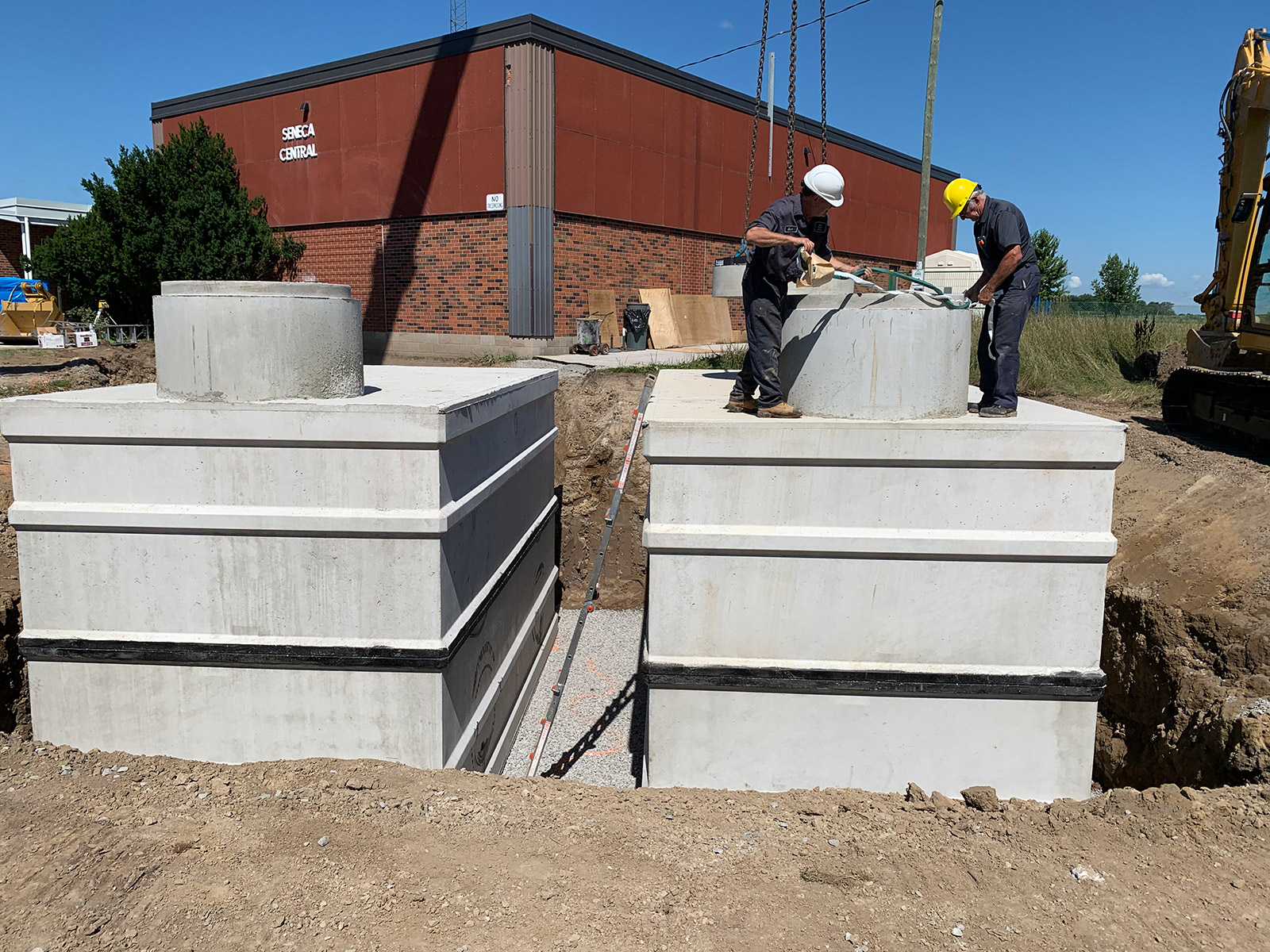 New Cistern Installation Seneca Central PS