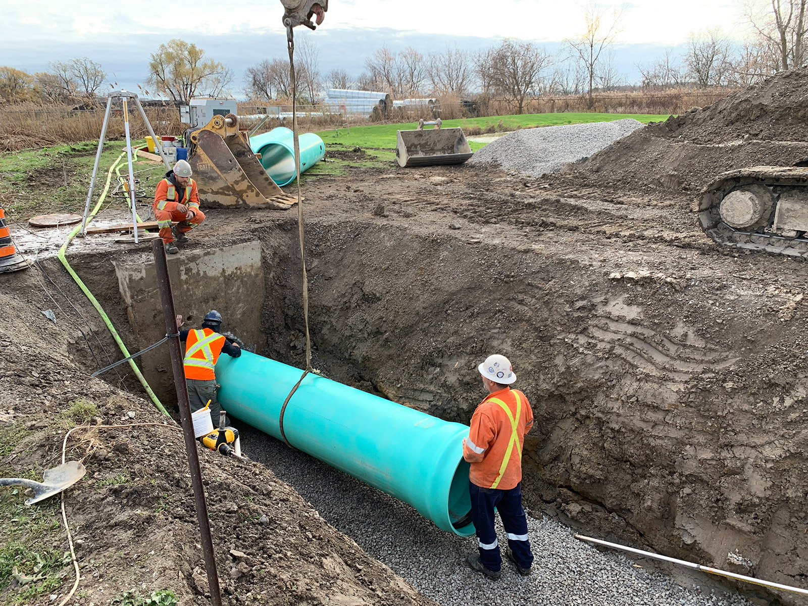 Dunnville WWTP Emergency Outfall Repair Image